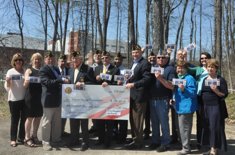 Ann Arbor Post 46 Donates to New Fisher House Michigan Legiontown U.S.A.